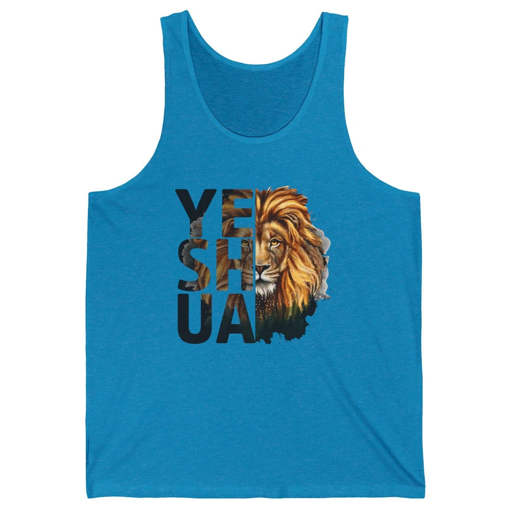 Yeshua Lion Of Judah Fear Not Bible Christian Religious Unisex Jersey Tank