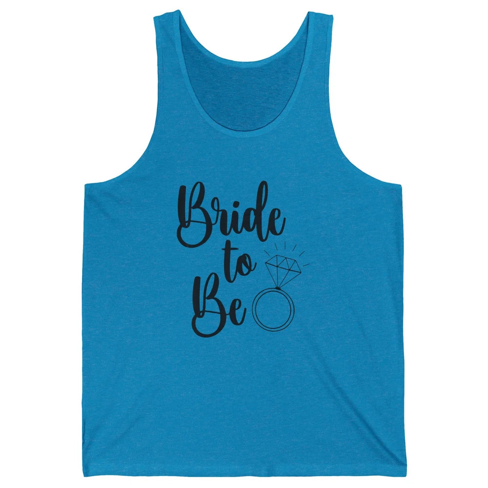 Bride To Be Future Mrs. Engagement Bachelorette Wedding Ring Unisex Jersey Tank