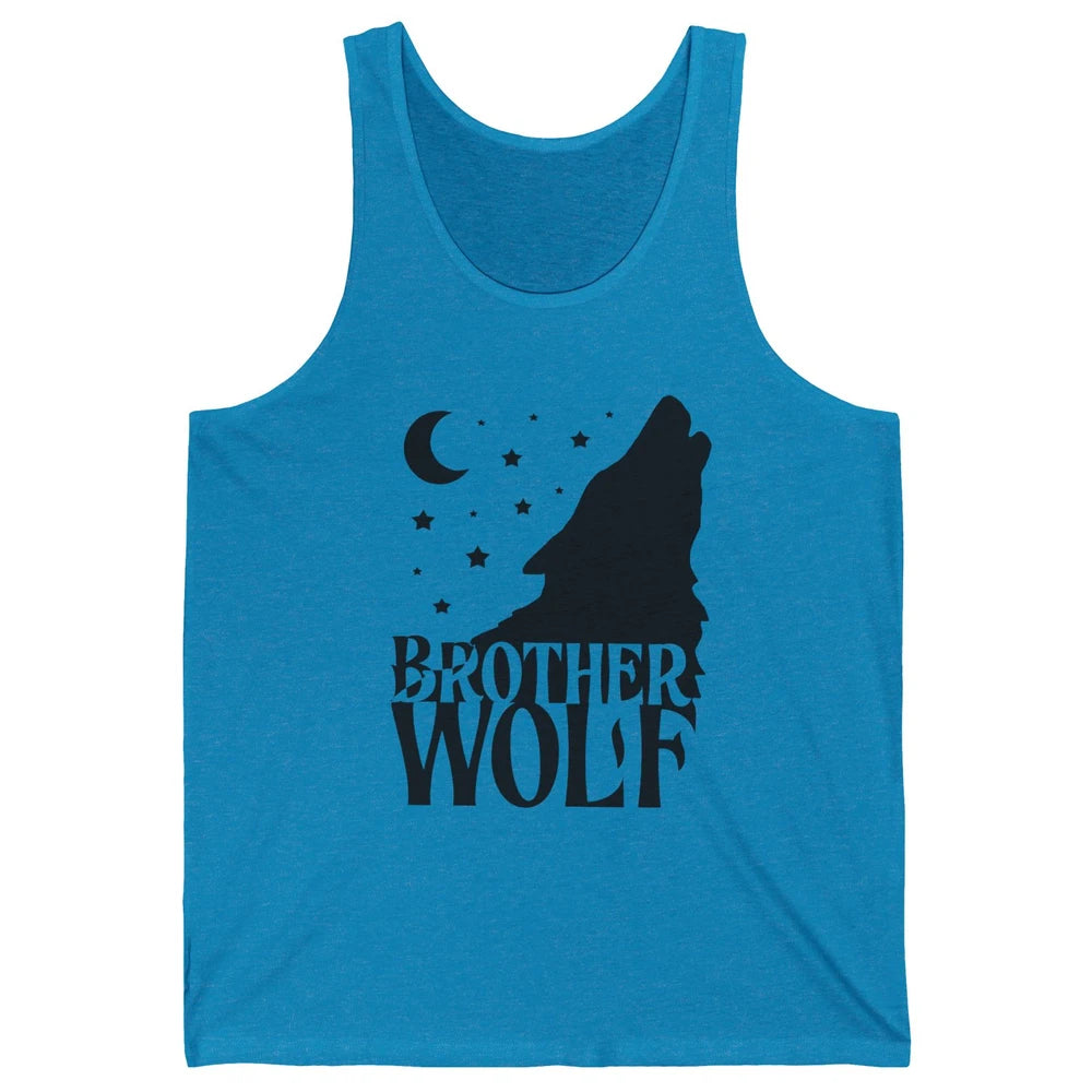 Brother Wolf Wolf Pack Wolf Family Matching Family Outfit Unisex Jersey Tank