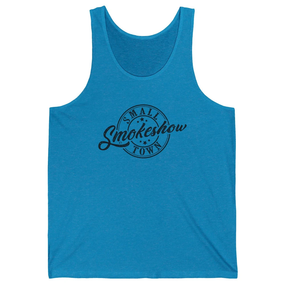 Retro Small Town Smokeshow Western Country Cowgirl Unisex Jersey Tank