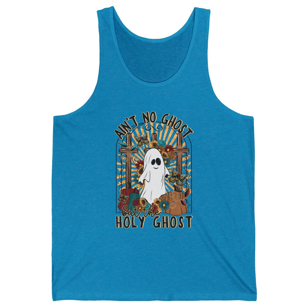 Ain't No Ghost But The Holy Ghost Spooky Christian Halloween Unisex Jersey Tank