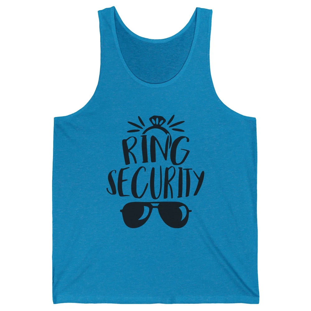 Wedding Ring Security Boy Girl Ring Bearer Wedding Party Unisex Jersey Tank