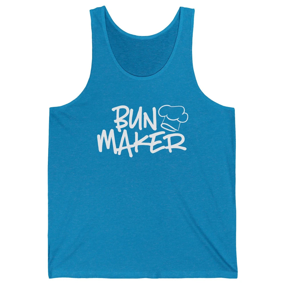 Bun Maker Bun Baker Pregnancy Announcement Baby Reveal Gift Unisex Jersey Tank