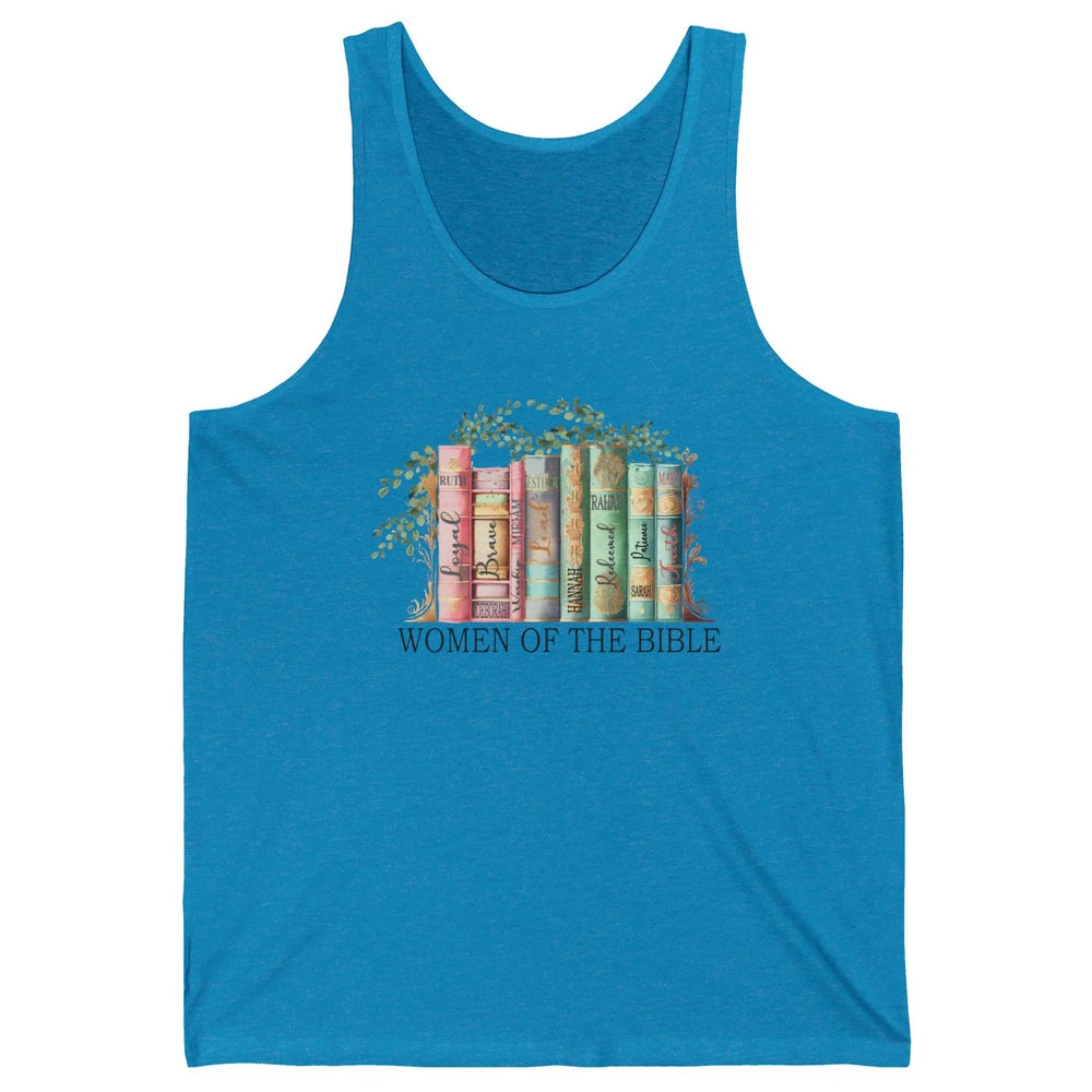 Wildflower Christian Women Of The Bible Religious Book Lover Unisex Jersey Tank