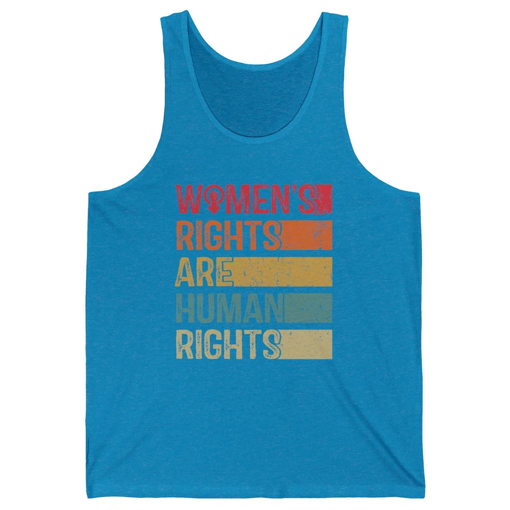 Women's Rights Are Human Rights Women Reproductive Feminist Unisex Jersey Tank