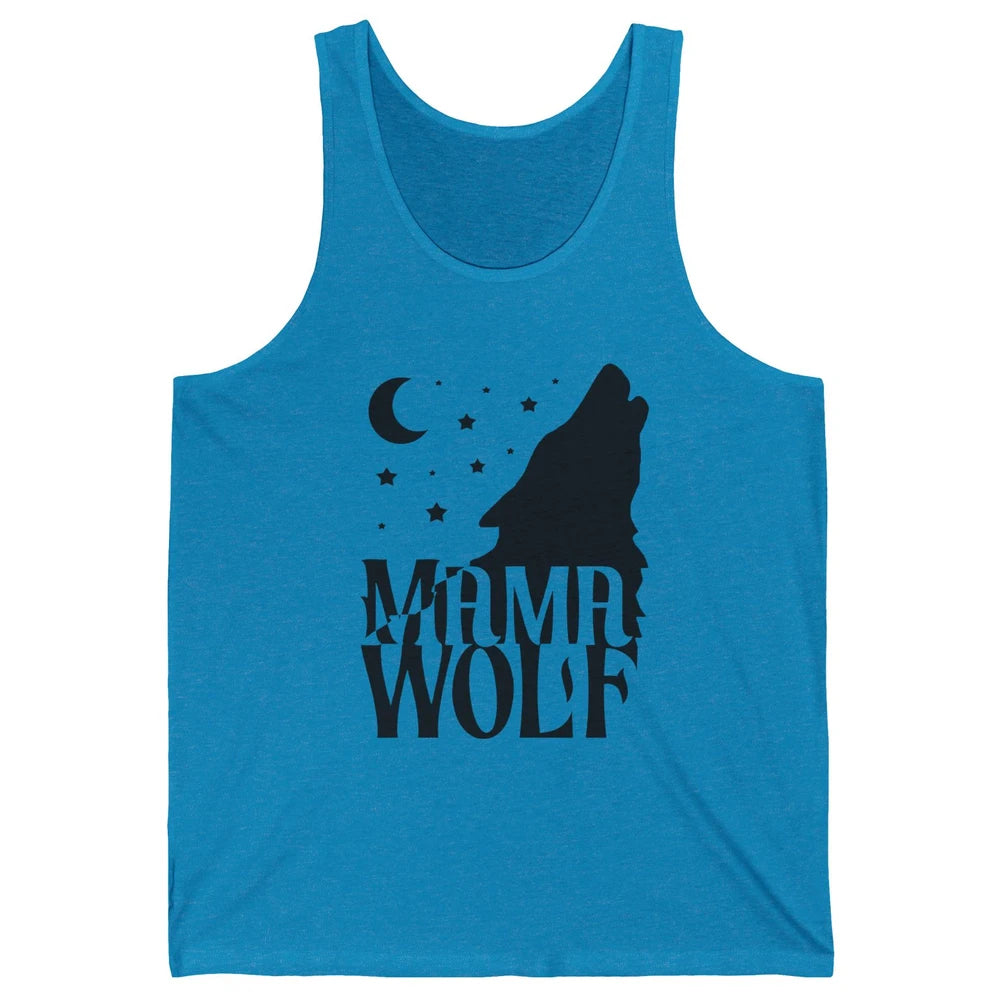 Wolf Pack Wolf Family Mama Wolf Matching Family Outfit Unisex Jersey Tank