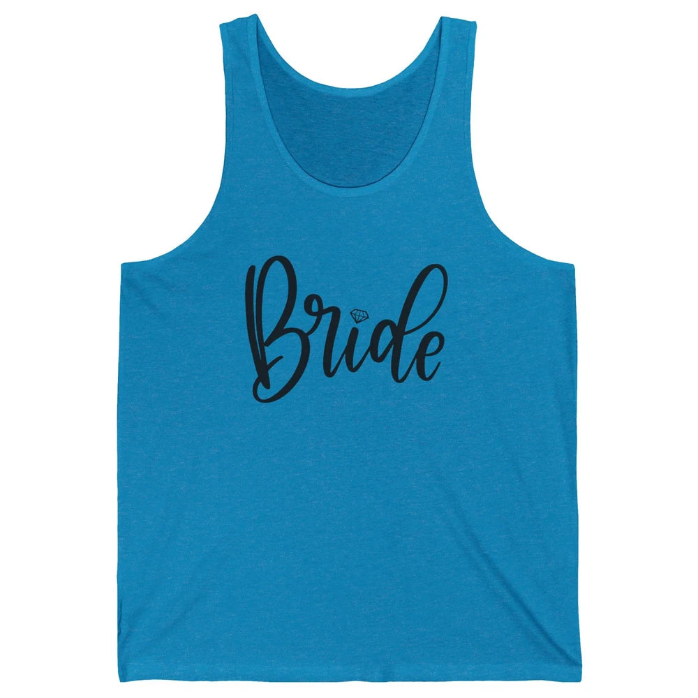 Bride To Be Diamond Ring Future Mrs. Engagement Bachelorette Unisex Jersey Tank