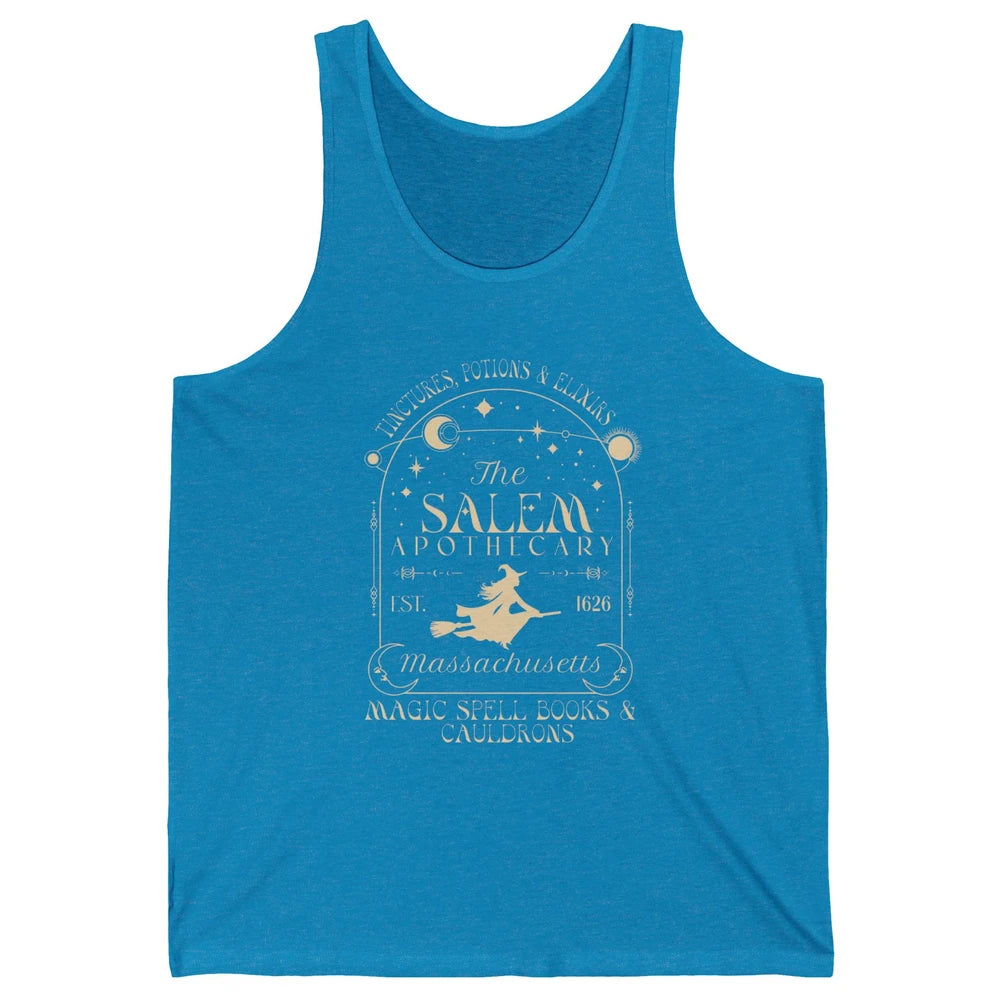 Retro Salem Apothecary Since 1626 Halloween Salem Witches Unisex Jersey Tank