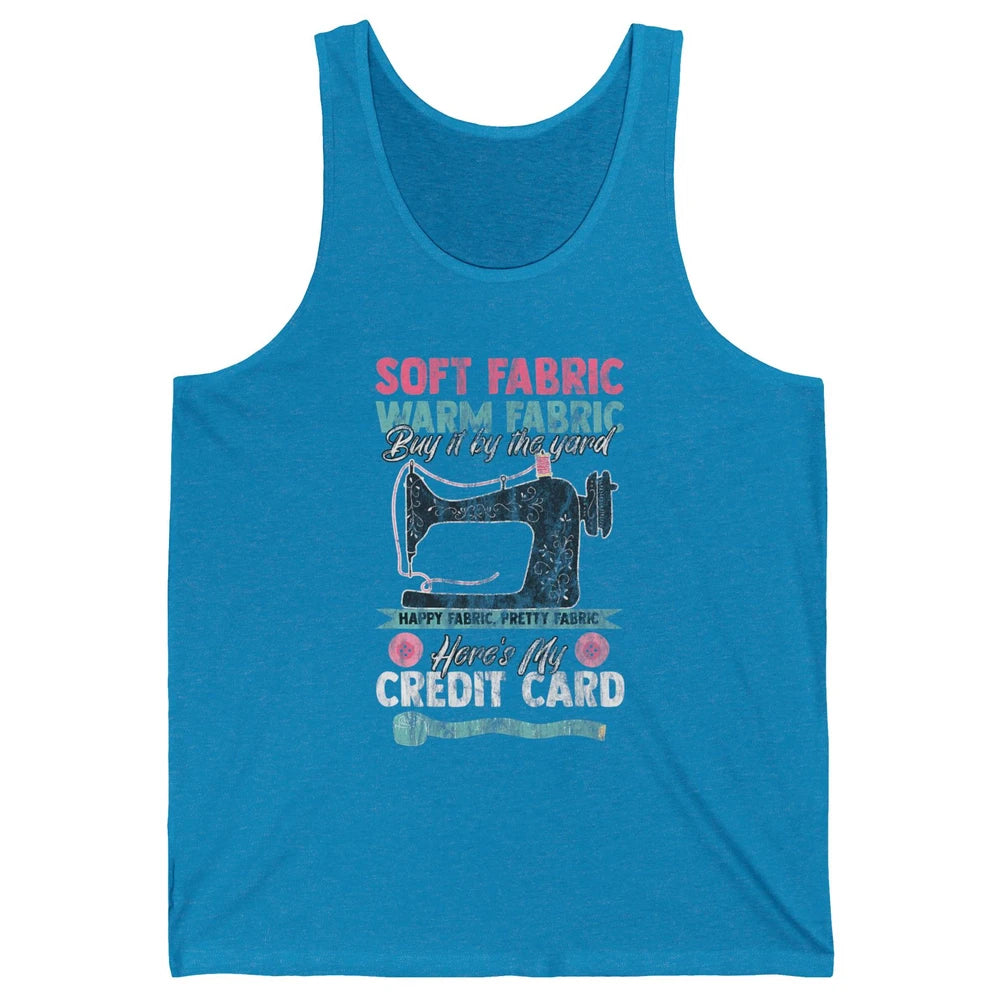 Soft Fabric By The Yard Sewing Machine Quilting Crafting Unisex Jersey Tank