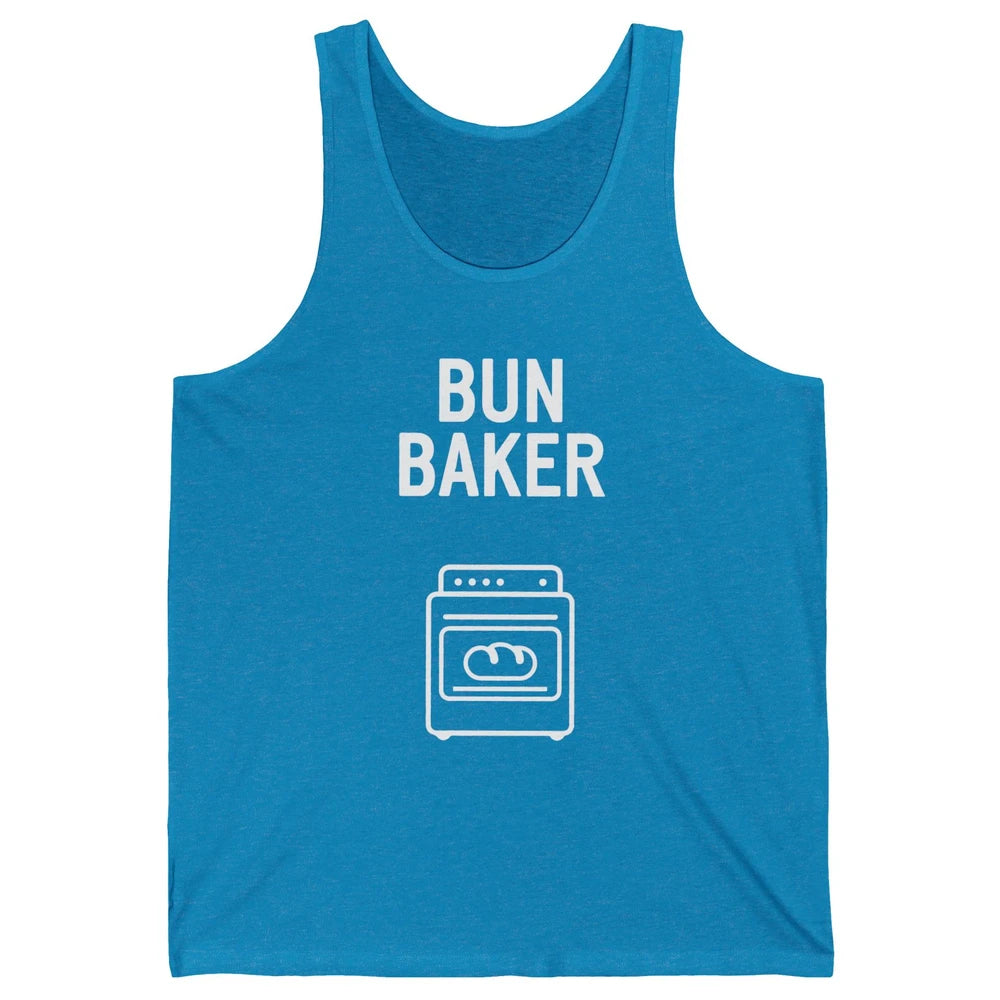 Bun Maker Bun Baker Pregnancy Announcement Baby Reveal Gift Unisex Jersey Tank