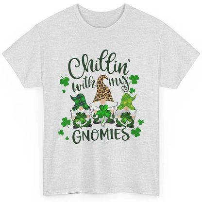 Chillin' With My Gnomes St Patrick’s Day Irish Gnomes Lucky Classic Unisex T-Shirt