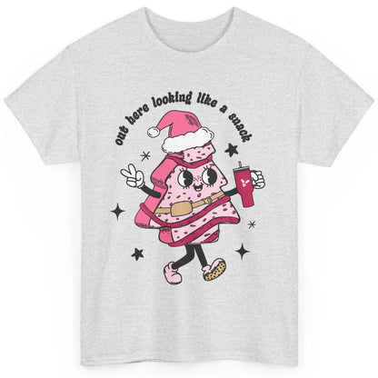 Funny Boo-jee Christmas Tree Cake Out Here Look Like A Snack Classic Unisex T-Shirt