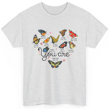 You Are Beautiful Bible Verse Butterfly Christian Jesus God Classic Unisex T-Shirt