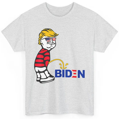 Funny Anti Joe Biden Vote Donald Trump 2024 Patriotic Humor Classic Unisex T-Shirt