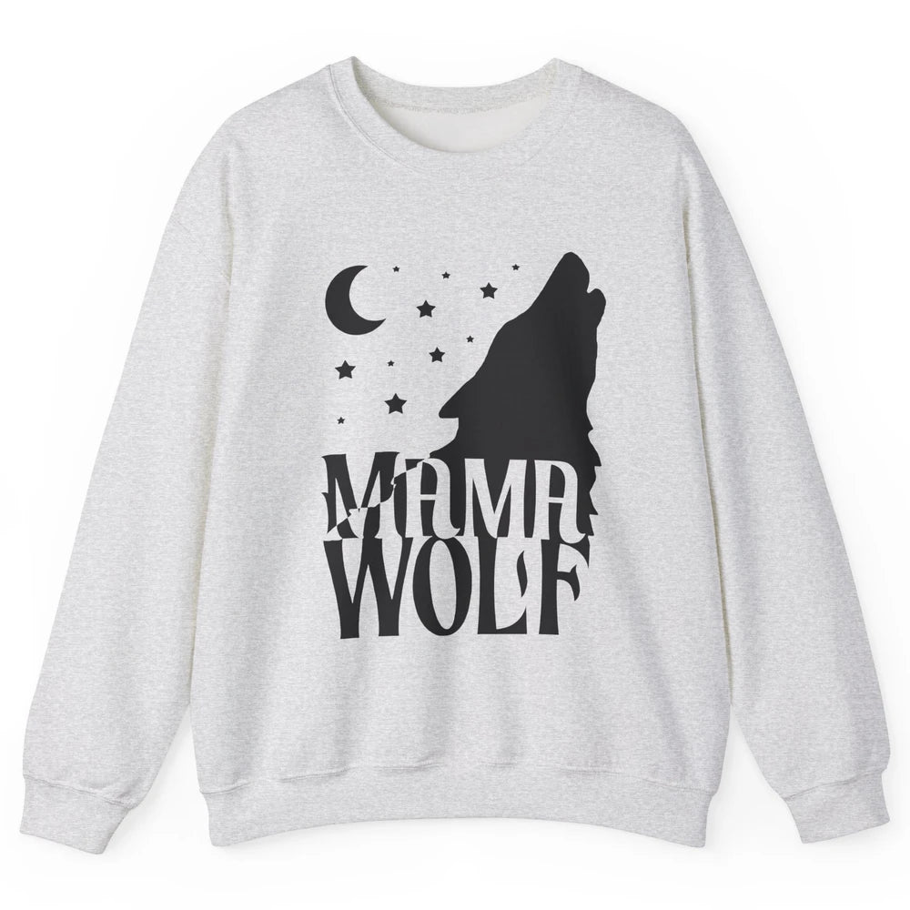 Wolf Pack Wolf Family Mama Wolf Matching Family Outfit Unisex Crewneck Sweatshirt