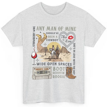 Vintage Western 90s Country Music Retro Cowboy Cowgirl Gift Classic Unisex T-Shirt