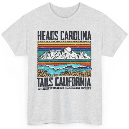 Vintage Heads Carolina Tail California Beach Summer Travel Classic Unisex T-Shirt