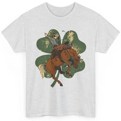 Cowboy Bronc Horsing Shamrocks St. Patricks Day Western Classic Unisex T-Shirt