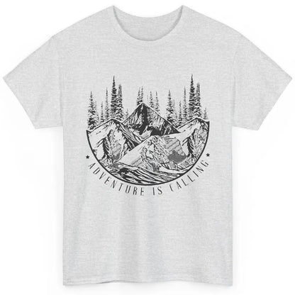 Adventure Is Calling Mountain Outdoor Wilderness Hiking Classic Unisex T-Shirt