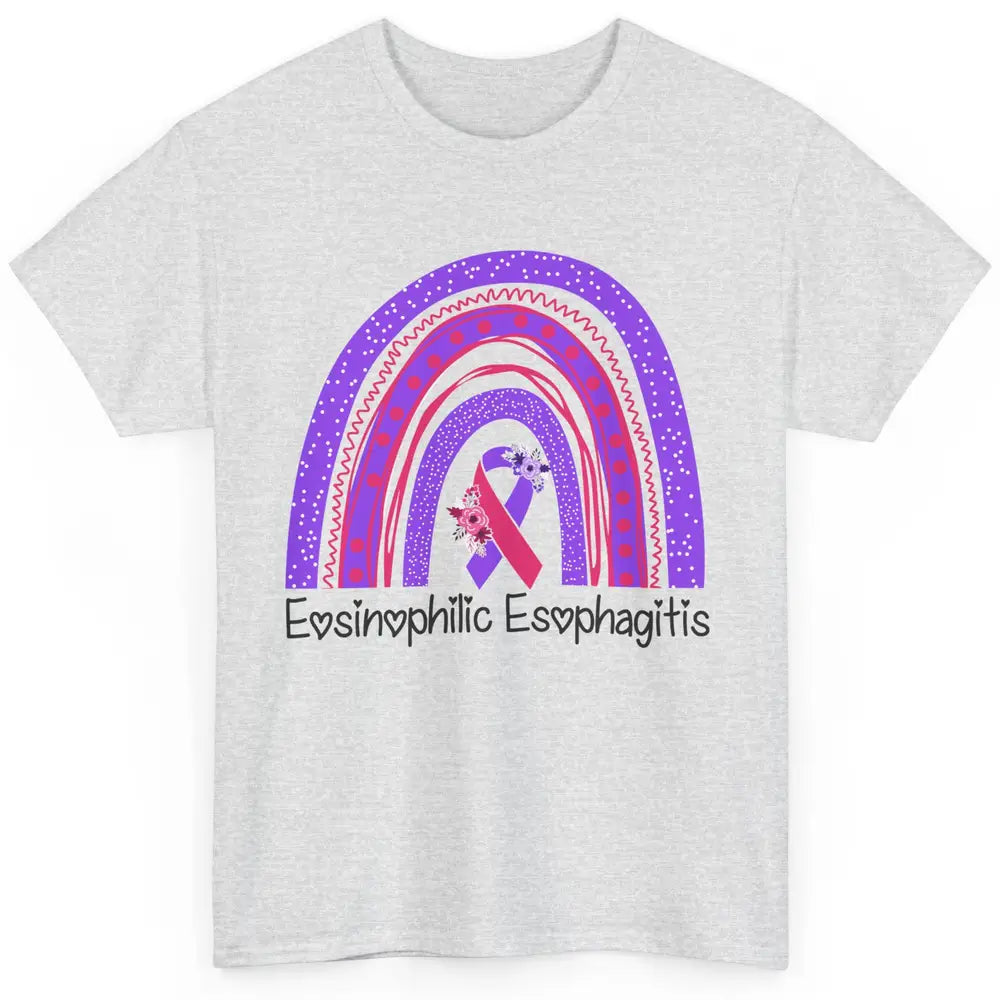 Eosinophilic Esophagitis Awareness Awareness EOE Rainbow Classic Unisex T-Shirt