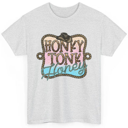 Cowboy Hat Rope Honky Tonk Honey Leopard Western Country Classic Unisex T-Shirt