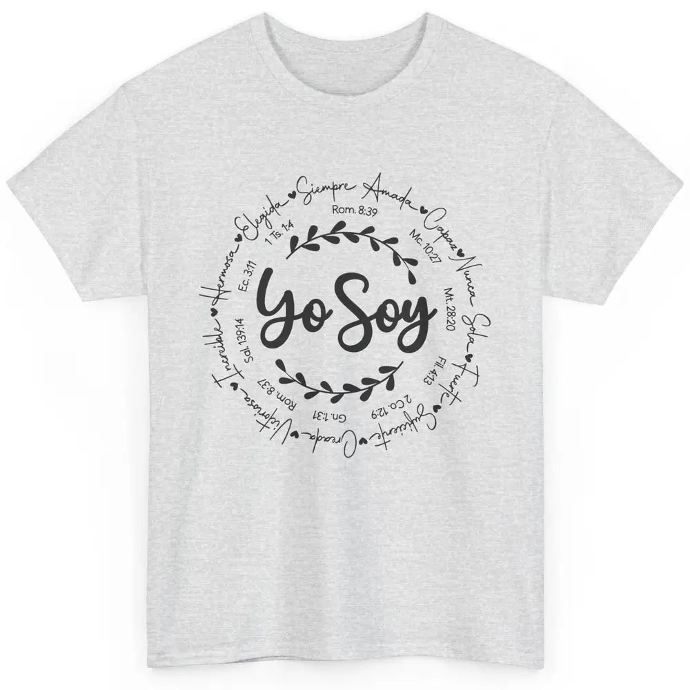 Christian Yo Soy Inspiracion Bible Verse Spanish Religious Classic Unisex T-Shirt