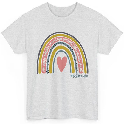 Foster Care Parents Support Rainbow Adoption Love Inspire Classic Unisex T-Shirt