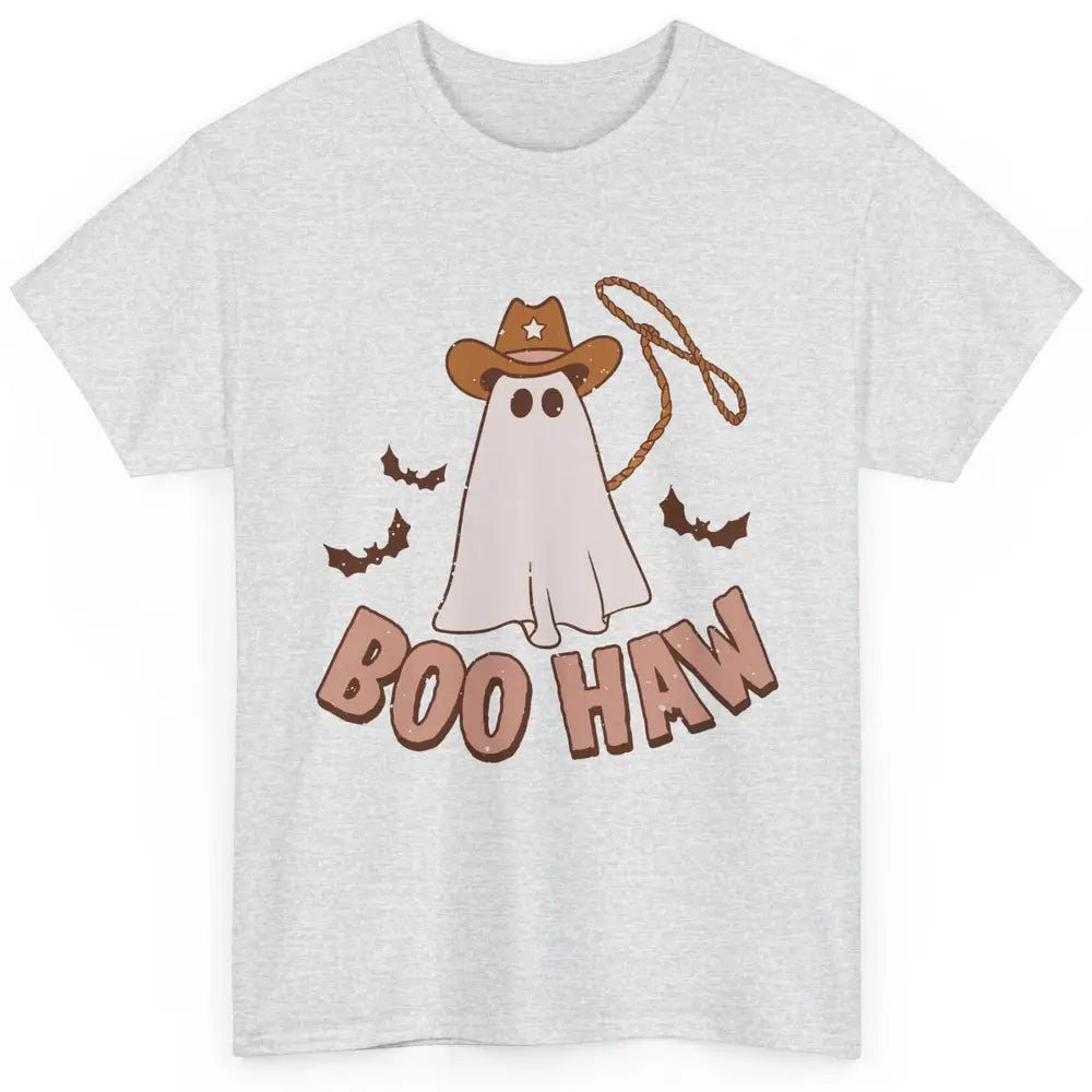 Funny Cowboy Ghost Yeehaw Halloween Western Country Cowboy Classic Unisex T-Shirt