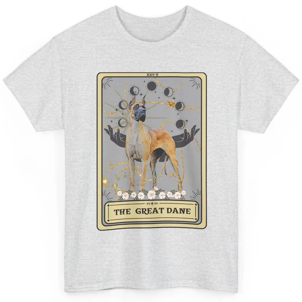 The Great Dane Tarot Card Great Dane Mom Halloween Dog Mom Classic Unisex T-Shirt