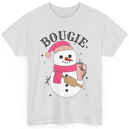 Funny Christmas Boo-jee Snowman Bougie Christmas Winter Classic Unisex T-Shirt