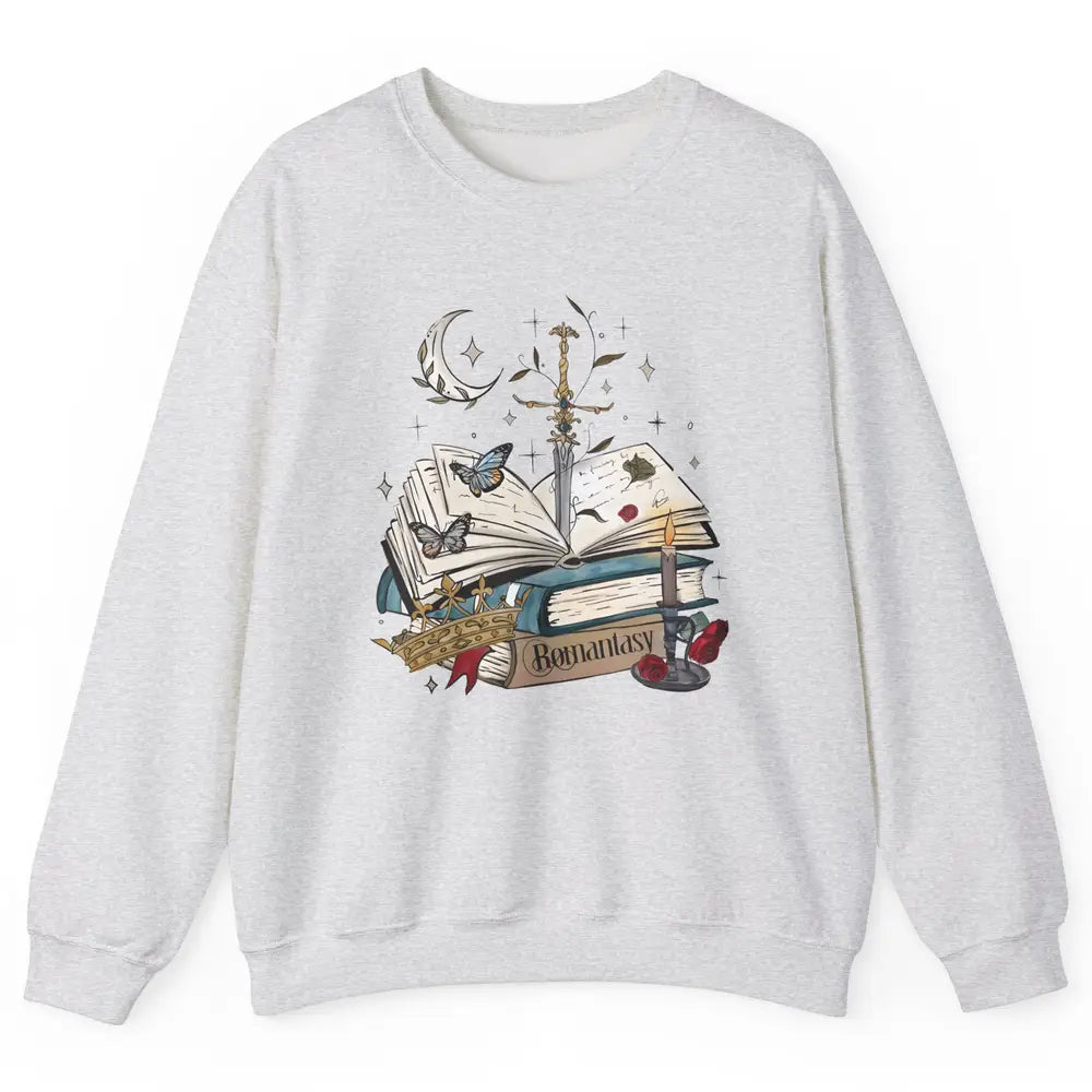 Bookish Romance Reader Librarian Literature Gothic Bookworm Unisex Crewneck Sweatshirt