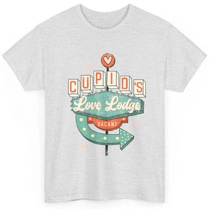 Retro Valentines Cupid's Love Lodges Funny Couples Valentine Classic Unisex T-Shirt