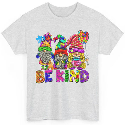 Be Kind Gnome Autism Awareness Month Autistic Jigsaw Puzzle Classic Unisex T-Shirt