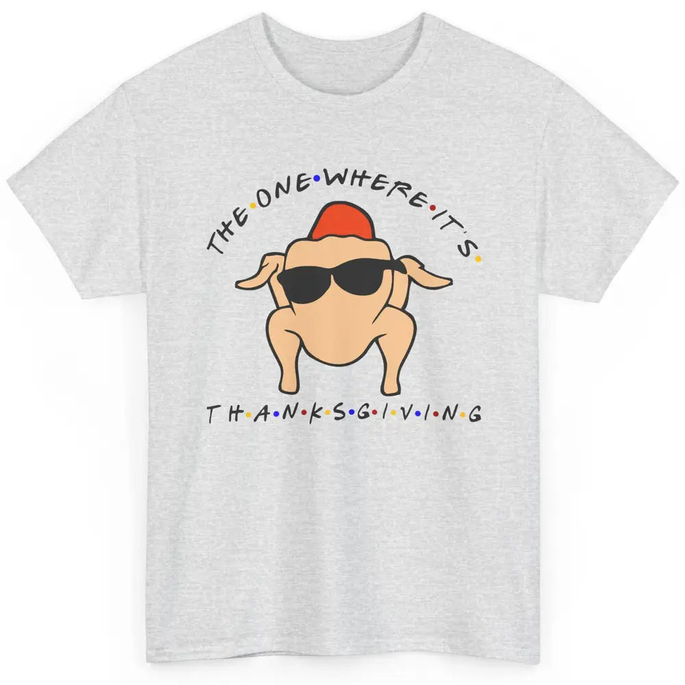 Funny Thanksgiving Crew Turkey Chicken Thanksgiving Dinner Classic Unisex T-Shirt