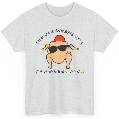 Funny Thanksgiving Crew Turkey Chicken Thanksgiving Dinner Classic Unisex T-Shirt