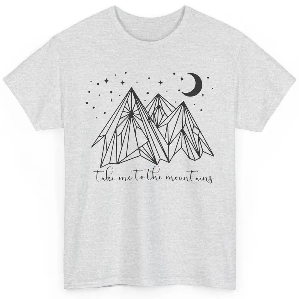 Take Me to the Mountains Boho Hiking Camping Outdoor Gift Classic Unisex T-Shirt