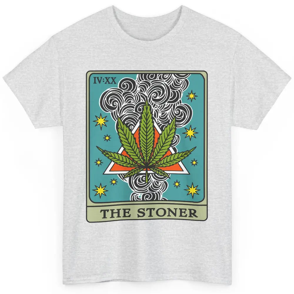 Vintage Weed The Stoner Tarot Card Weed Cannabis Marijuana Classic Unisex T-Shirt