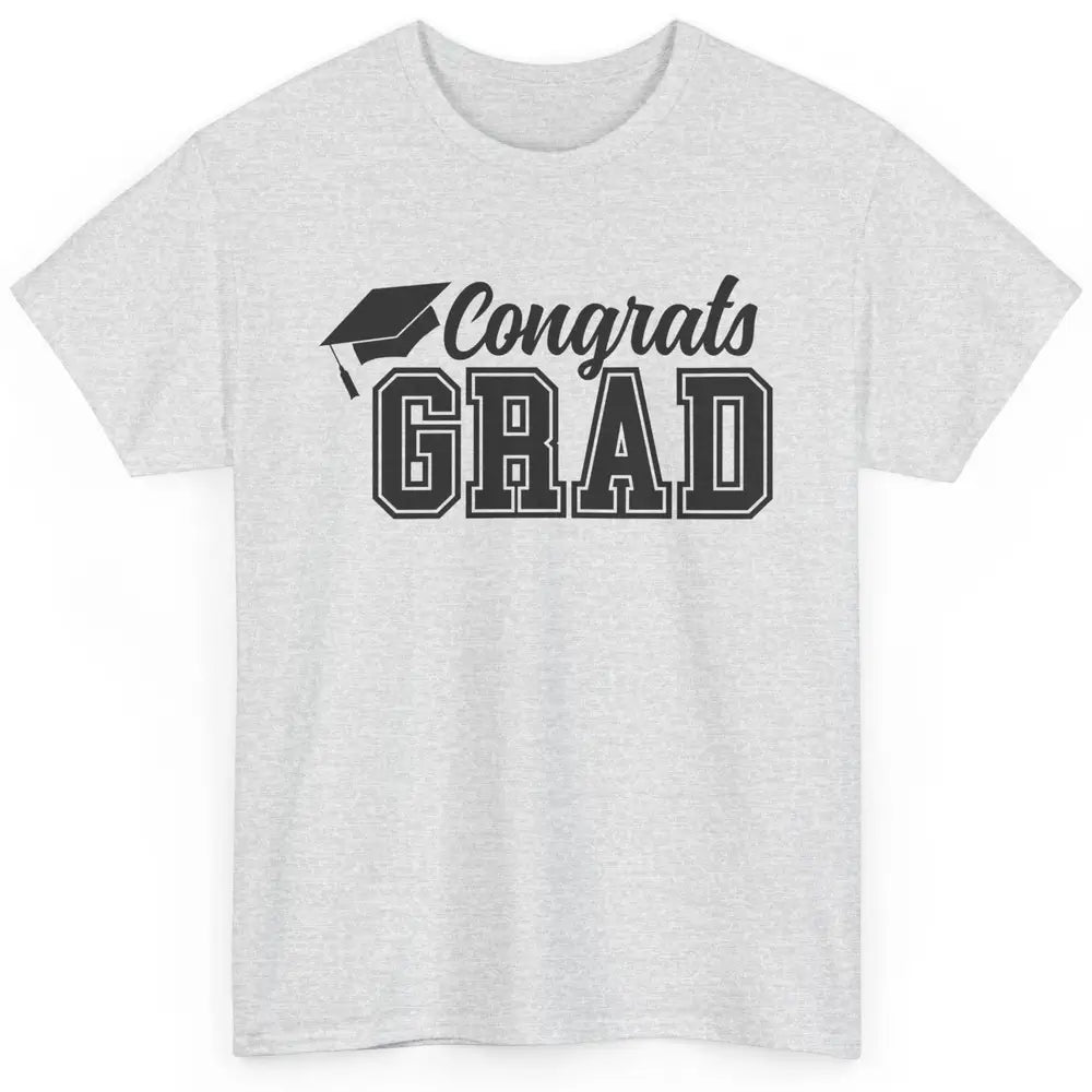 Congrats Grad Senior Class 2022 Bachelor Hat Senior Graduate Classic Unisex T-Shirt