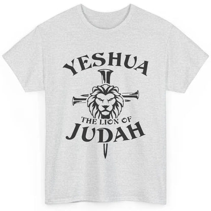 Yeshua Jesus Cross Lion Of Judah Christian Faith Religious Classic Unisex T-Shirt