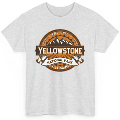 Yellowstone National Park Wyoming Golden Mountains Vintage Classic Unisex T-Shirt