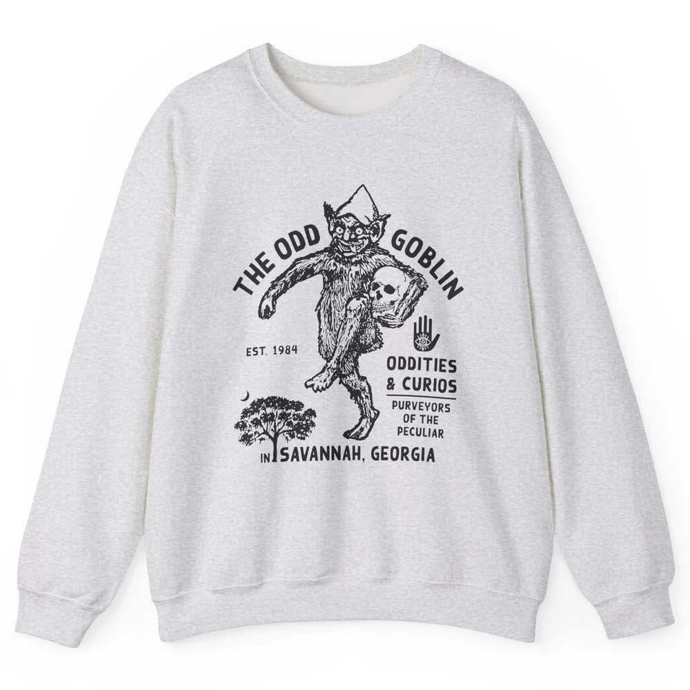 Vintage The Odd Goblin Est 1984 Oddities Savannah Georgia Unisex Crewneck Sweatshirt