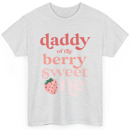 Daddy Of Berry Sweet One Cute Dad Aesthetic Strawberry Boho Classic Unisex T-Shirt