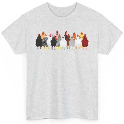 Funny Chicken Farm Animal Chicken Lovers Gift For Farmer Classic Unisex T-Shirt