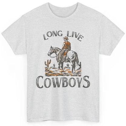 Desert Cowboy Retro Riding Horse Howdy Western Country Rodeo Classic Unisex T-Shirt