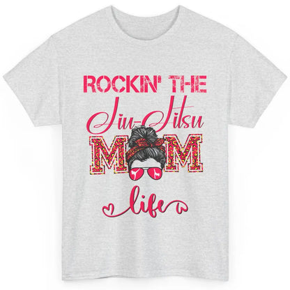 Vintage Messy Bun Jiu Jitsu Mom Life Taekwondo Martial Art Classic Unisex T-Shirt