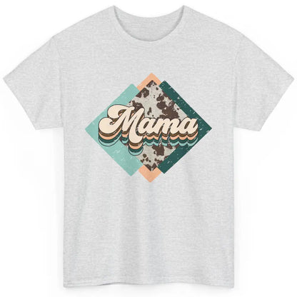 Western Country Boho Mama Cowhide Turquoise Western Mama Classic Unisex T-Shirt