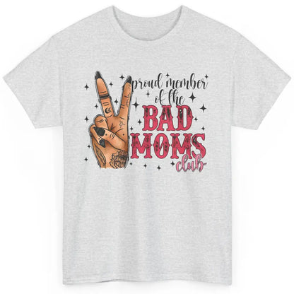 Tattooed Mom Proud Member Of Bad Moms Club Funny Mothers Day Classic Unisex T-Shirt