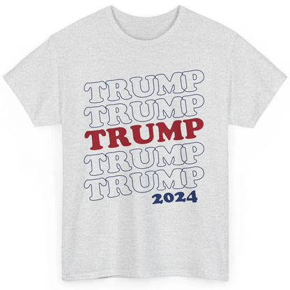 Trump 2024 Election MAGA I'll Be Back US Flag Trump Support Classic Unisex T-Shirt