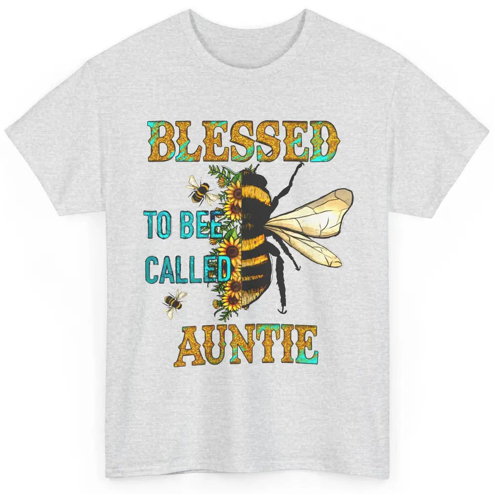 Blessed To Bee Called Auntie Pregnancy Nephew Niece Gift Classic Unisex T-Shirt