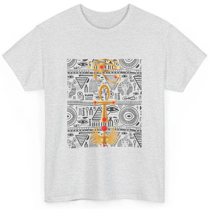 Cool Ancient Egyptian Eye Of Horus Ankh Scarab Egypt History Classic Unisex T-Shirt